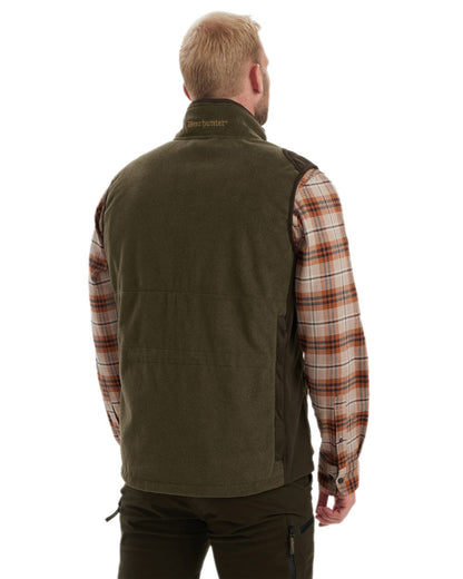 Graphite Green Coloured Deerhunter Gamekeeper Shooting Waistcoat on white background 