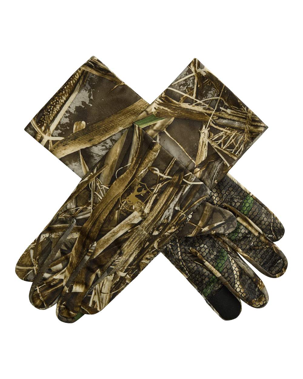 Realtree Max-7A coloured Deerhunter Gloves With Silicone Grip on white background 
