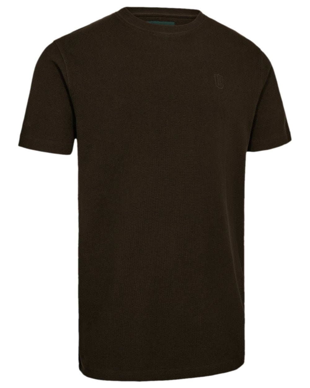 Otter Brown Coloured Deerhunter Griffin T-Shirt on white background 