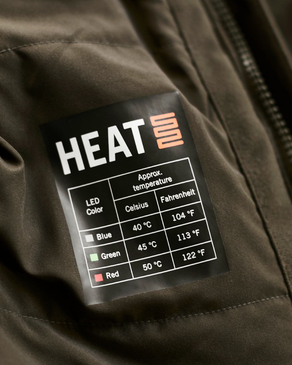 Wood coloured Deerhunter Heat Game Jacket on white background 