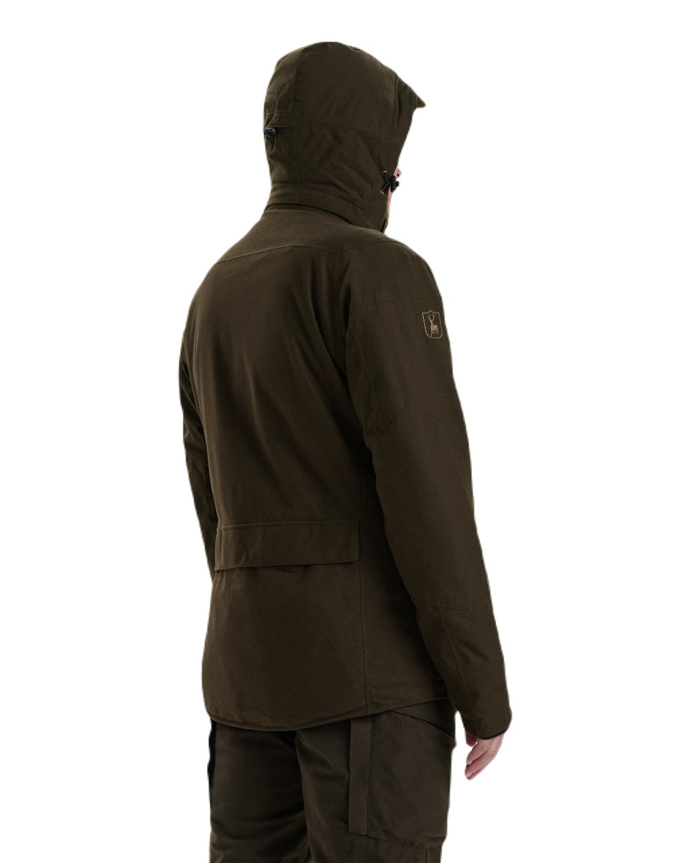 Wood coloured Deerhunter Heat Game Jacket on white background 