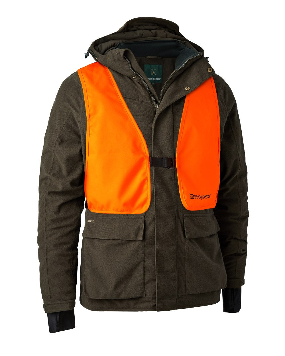 Wood coloured Deerhunter Heat Game Jacket on white background 