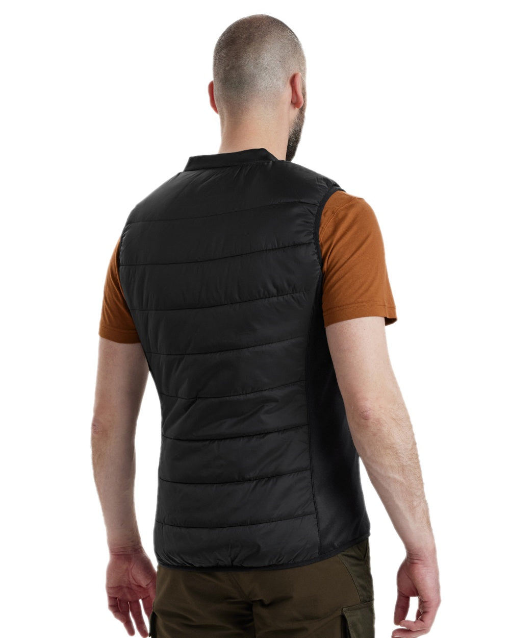 Black Coloured Deerhunter Heat Inner Waistcoat on white background 