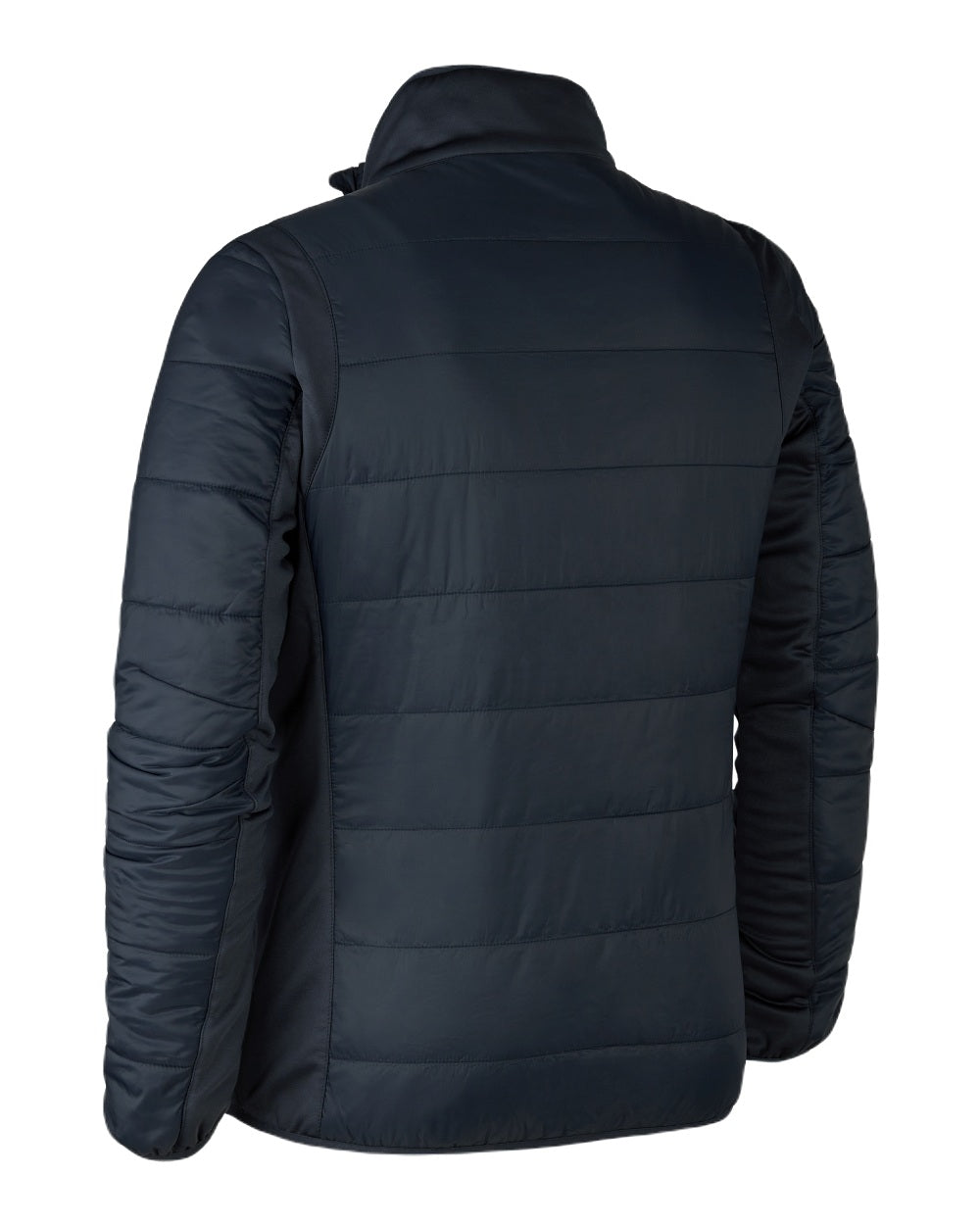 Dark Blue coloured Deerhunter Heat Padded Jacket on white background 