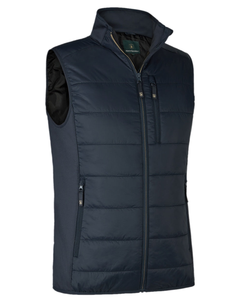 Dark Blue Coloured Deerhunter Heat Padded Waistcoat on white background 