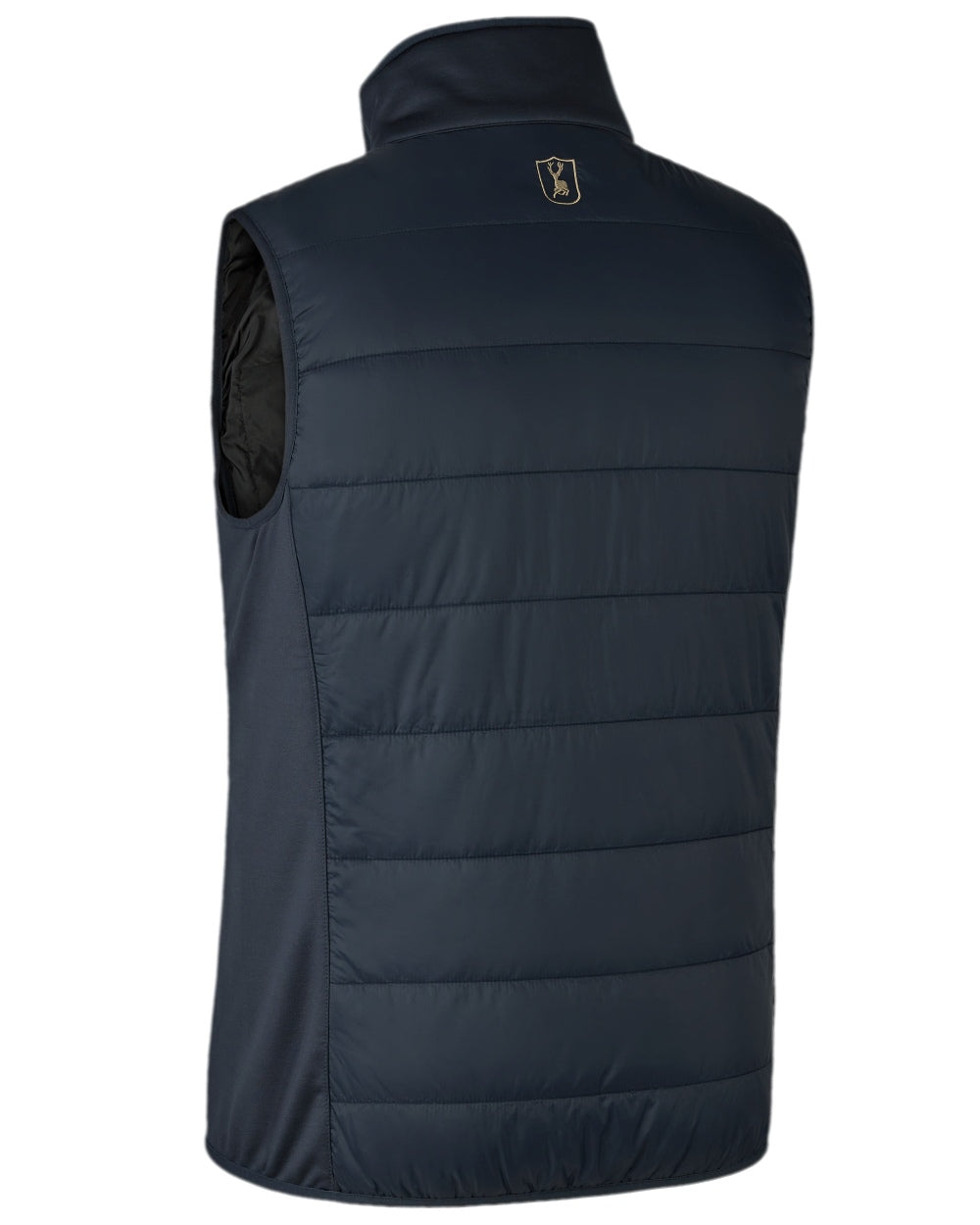 Dark Blue Coloured Deerhunter Heat Padded Waistcoat on white background 