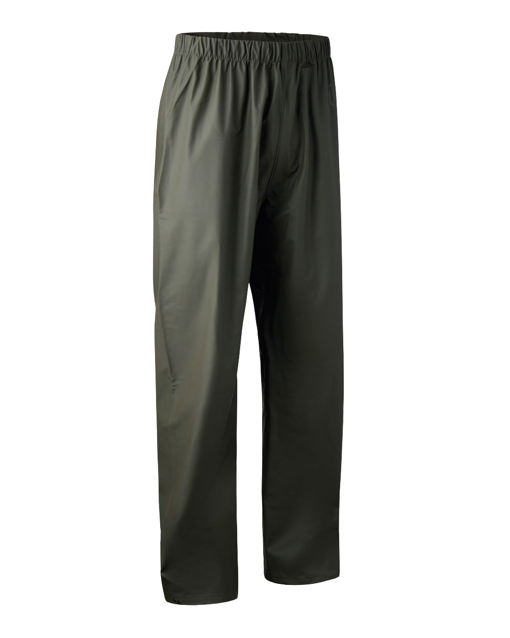 Art Green coloured Deerhunter Hurricane Rain Trousers on white background 