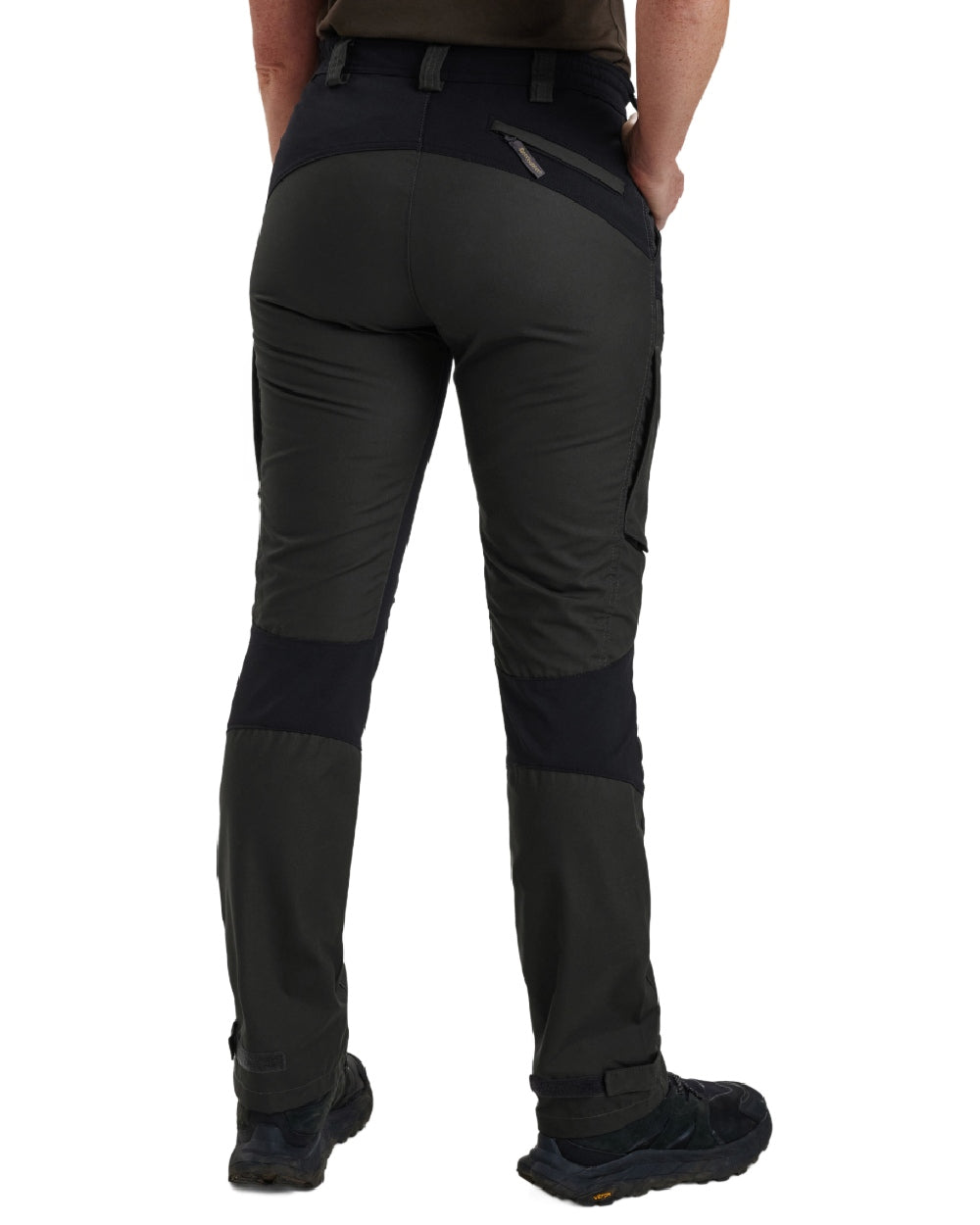 Black Ink coloured Deerhunter Lady Ann Trousers on white background 