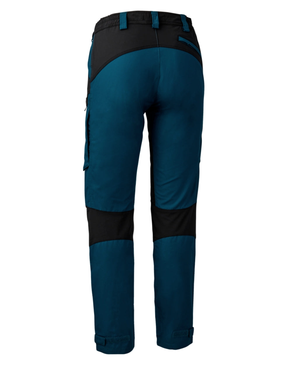 Pacific Blue coloured Deerhunter Lady Ann Trousers Clearance on white background 