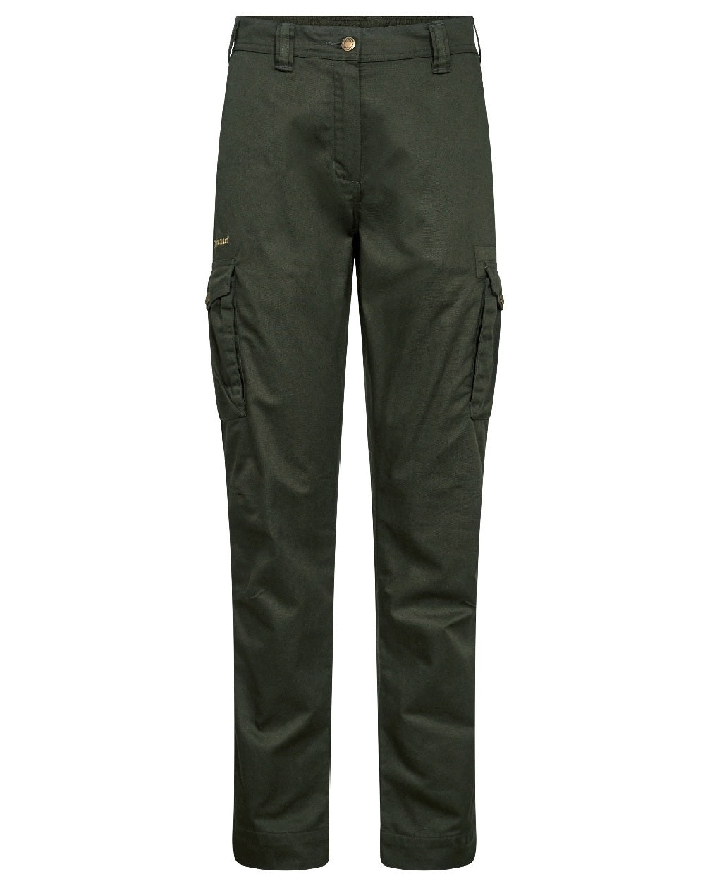 Timber coloured Deerhunter Lady Atlas Trousers on white background 