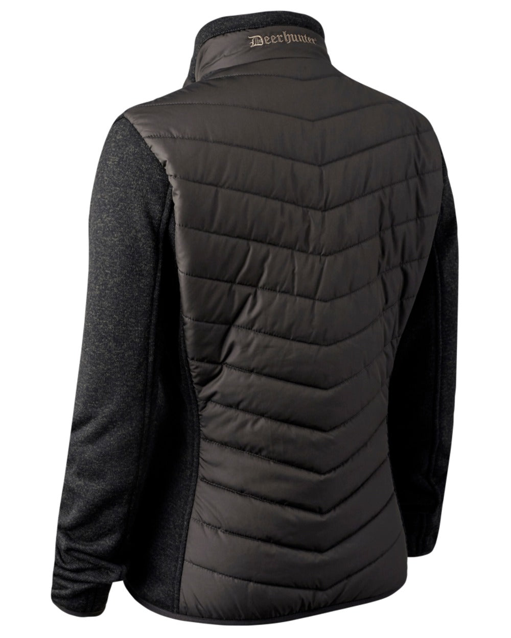 Brown Leaf coloured Deerhunter Lady Caroline Padded Jacket on white background 