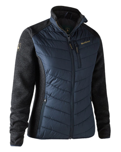 Dark Blue Coloured Deerhunter Lady Caroline Padded Jacket on white background 