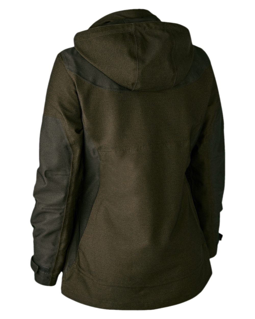 Olive Night Melange Coloured Deerhunter Lady Chasse Jacket on white background 