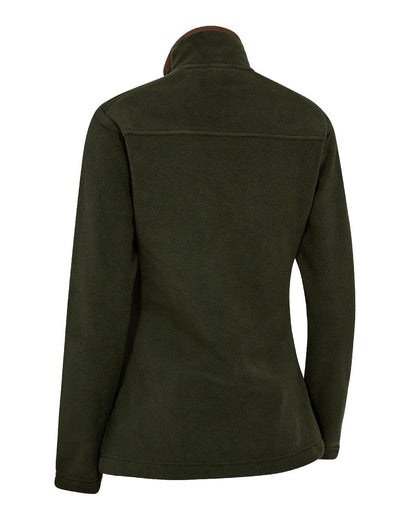 Forest Ember Coloured Deerhunter Lady Cumbria Fleece Jacket on White Background 