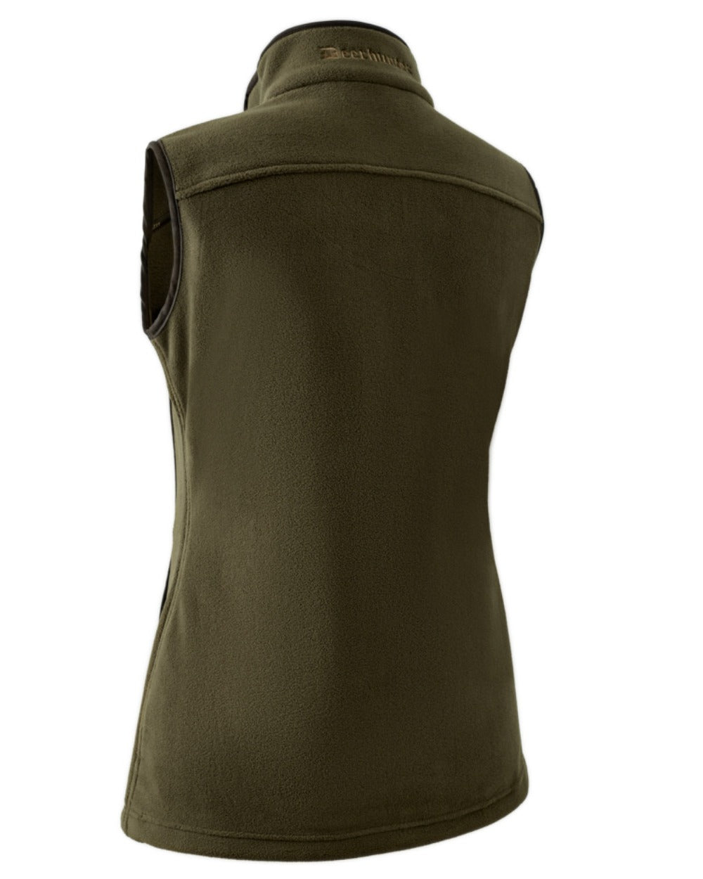 Tarmac Green Coloured Deerhunter Lady Eagle Fleece Waistcoat on white background 