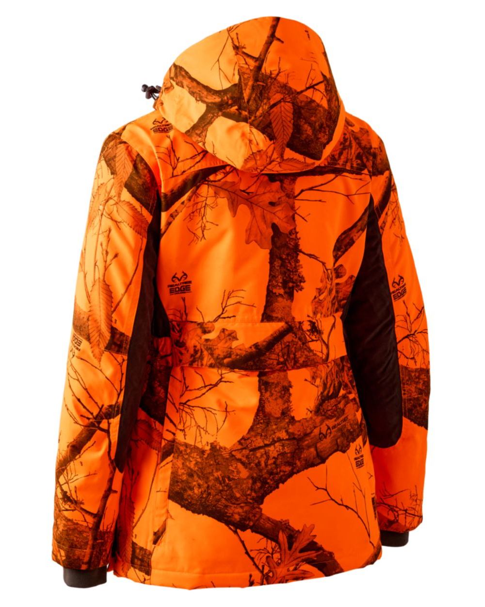 Realtree Edge Orange coloured Deerhunter Lady Eagle Winter Jacket  on forest background 