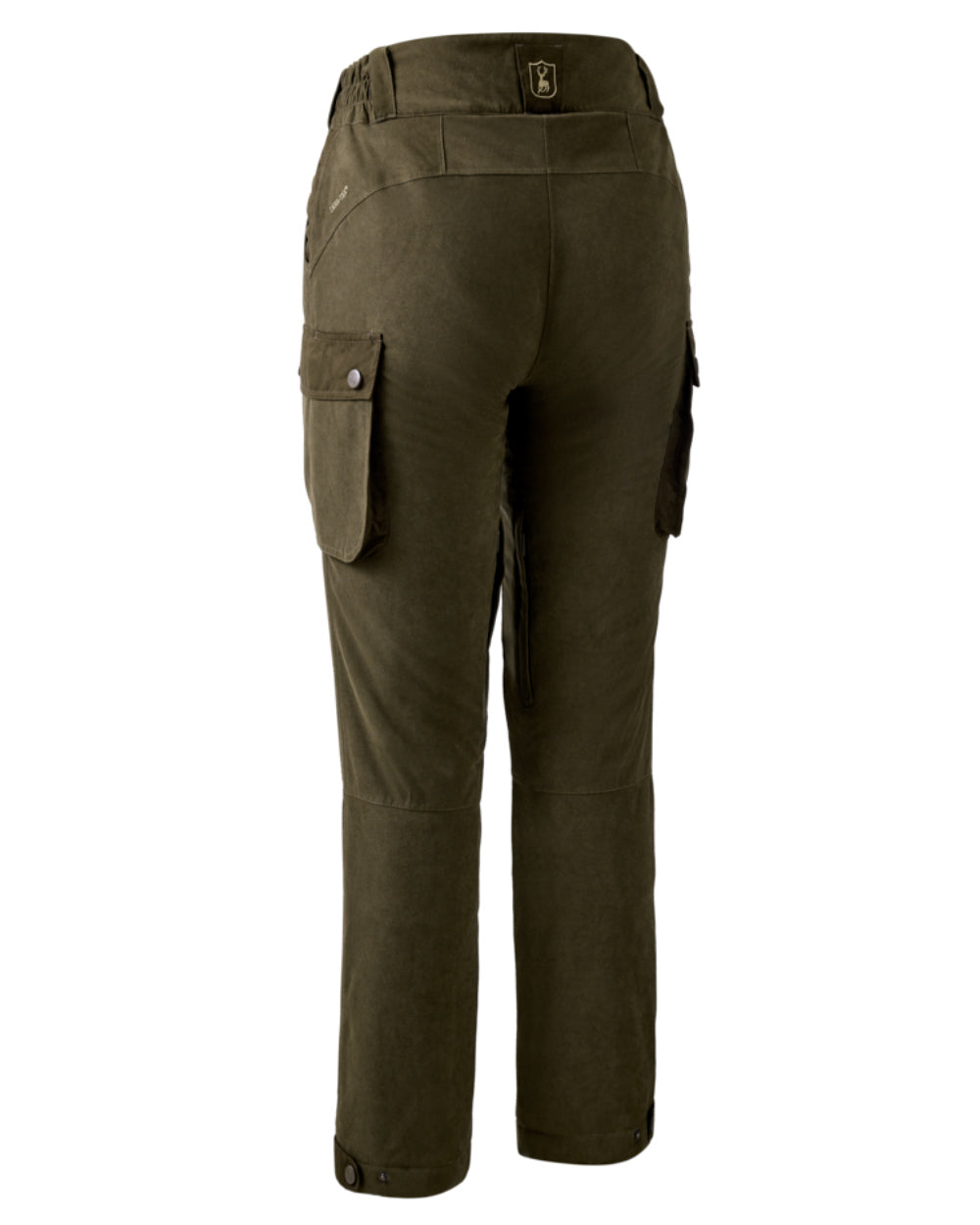 Tarmac Green coloured Deerhunter Lady Eagle Winter Trousers on white background 