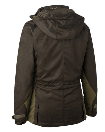 Walnut Coloured Deerhunter Lady Estelle Winter Jacket on white background 