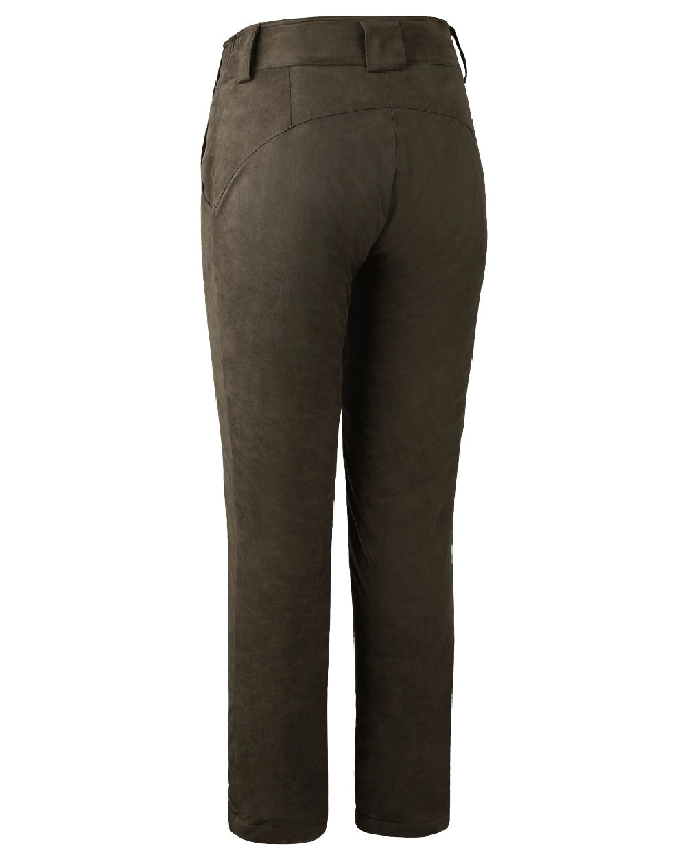 Walnut coloured Deerhunter Lady Estelle Winter Trousers on white background 