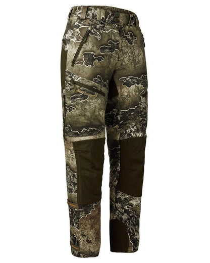 Realtree Excape coloured Deerhunter Lady Excape Softshell Trousers on white background 