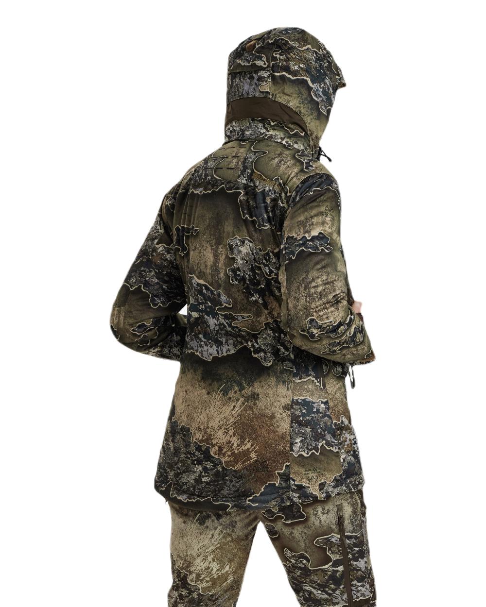 Realtree Excape coloured Deerhunter Lady Excape Winter Jacket on white background 