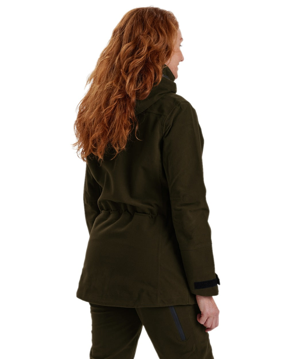 Peat Coloured Deerhunter Lady Gabby Jacket on white background 