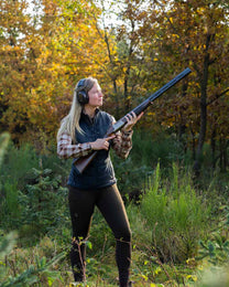 Deerhunter Lady Heat Gilet Imbottito Riscaldabile Per Donna - Pannelli Anteriori E Posteriori, 3 Livelli Calore, Blu Scuro