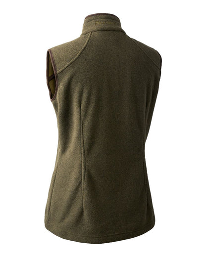 Graphite Green coloured Deerhunter Lady Josephine Fleece Waistcoat on white background 