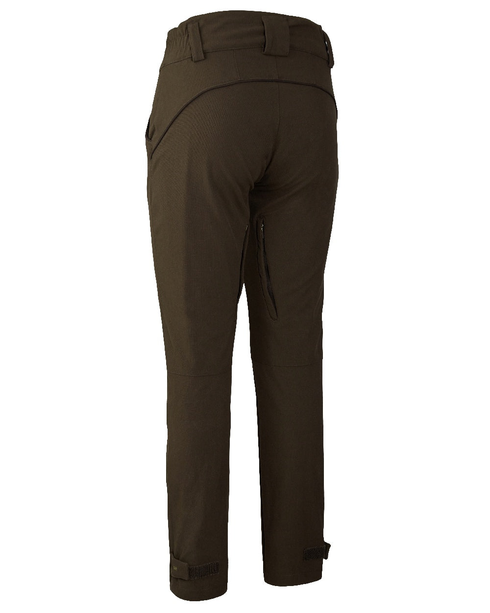 Wood coloured Deerhunter Lady Mary Extreme Waterproof Trousers on white background 