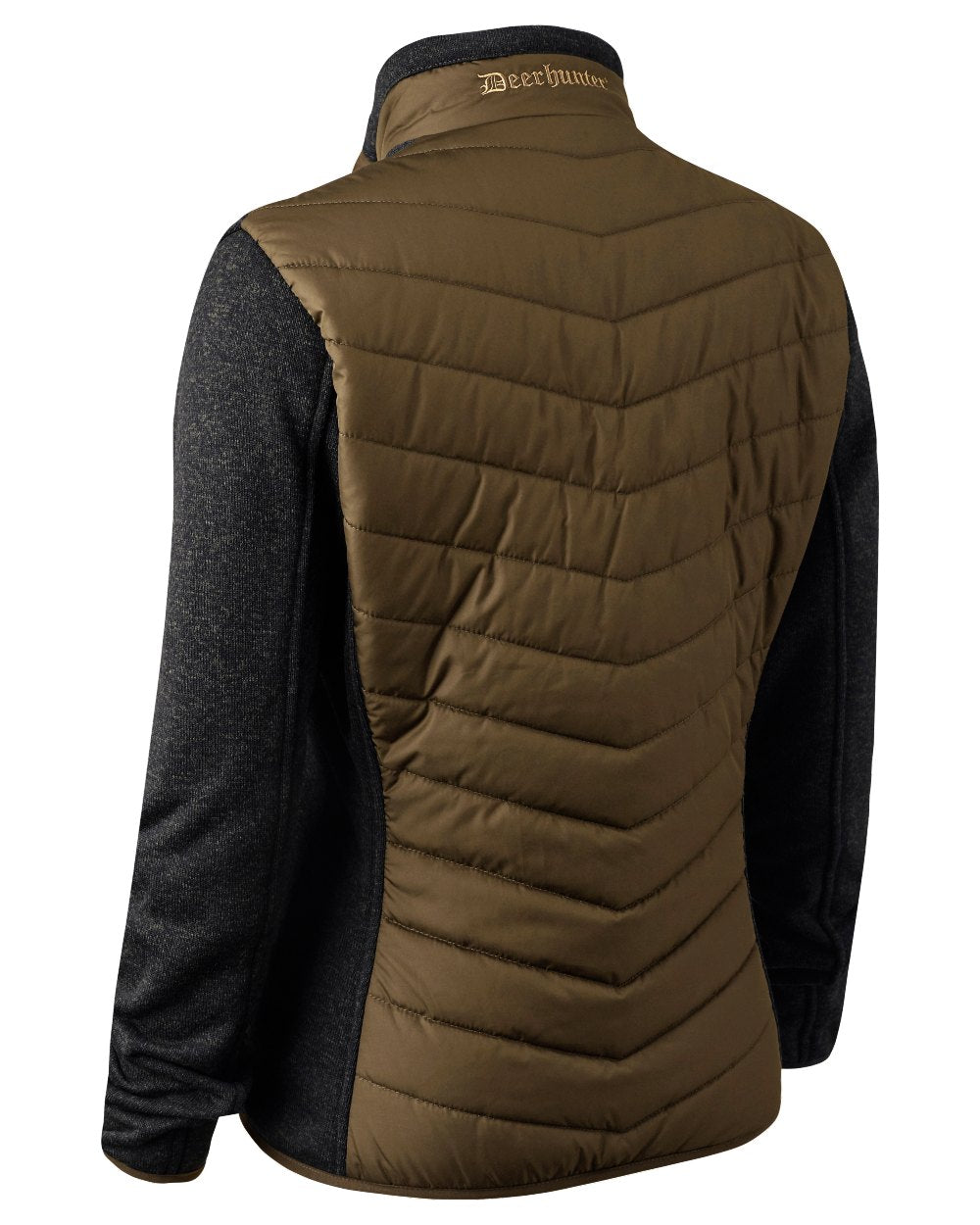 Butternut coloured Deerhunter Lady Moor Padded Jacket on white background 