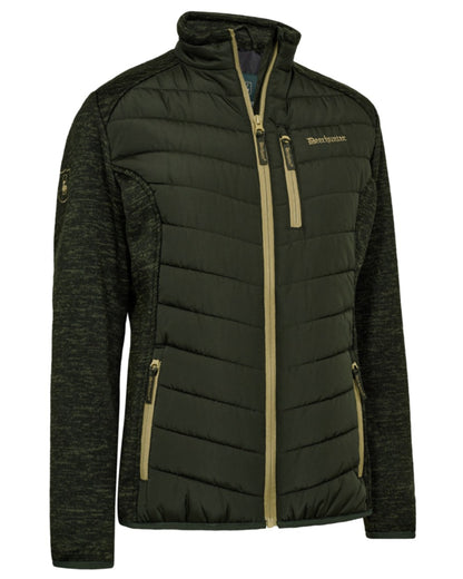 Forest Ember coloured Deerhunter Lady Moor Padded Jacket on white background 
