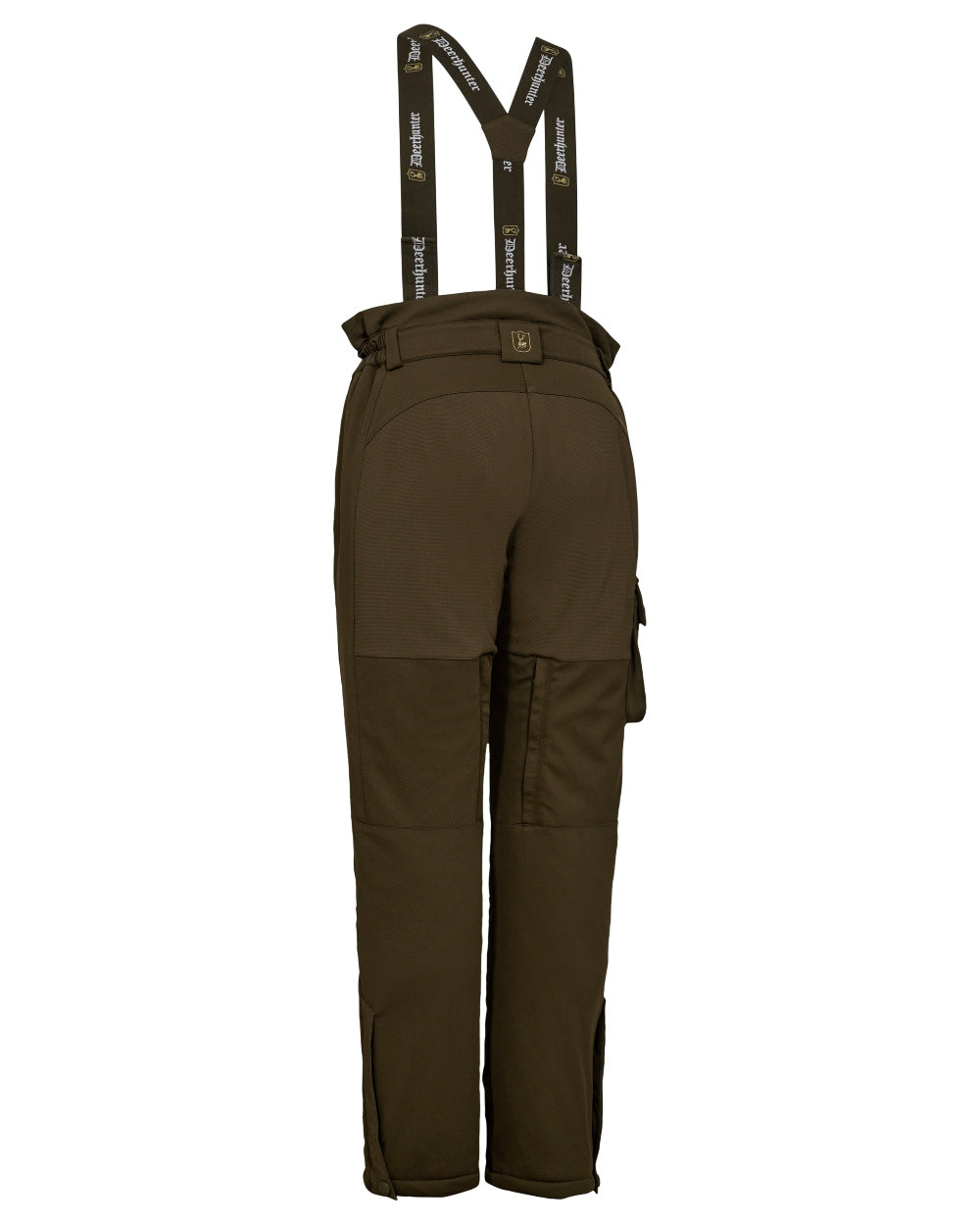 Art Green coloured Deerhunter Lady Muflon Pro Winter Trousers n white background 