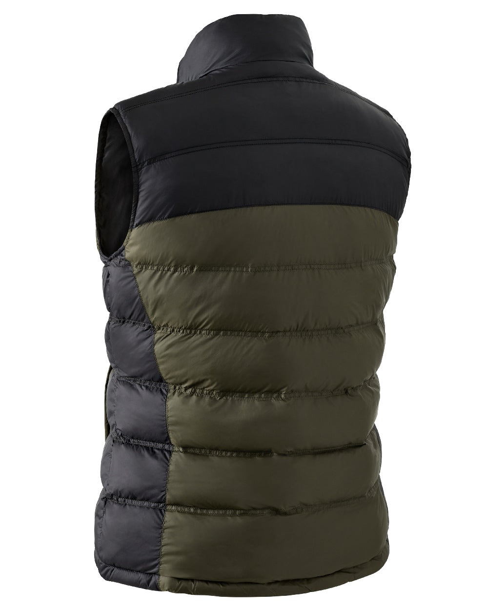 Rifle Green coloured Deerhunter Lady Northward Padded Waistcoat on white background 