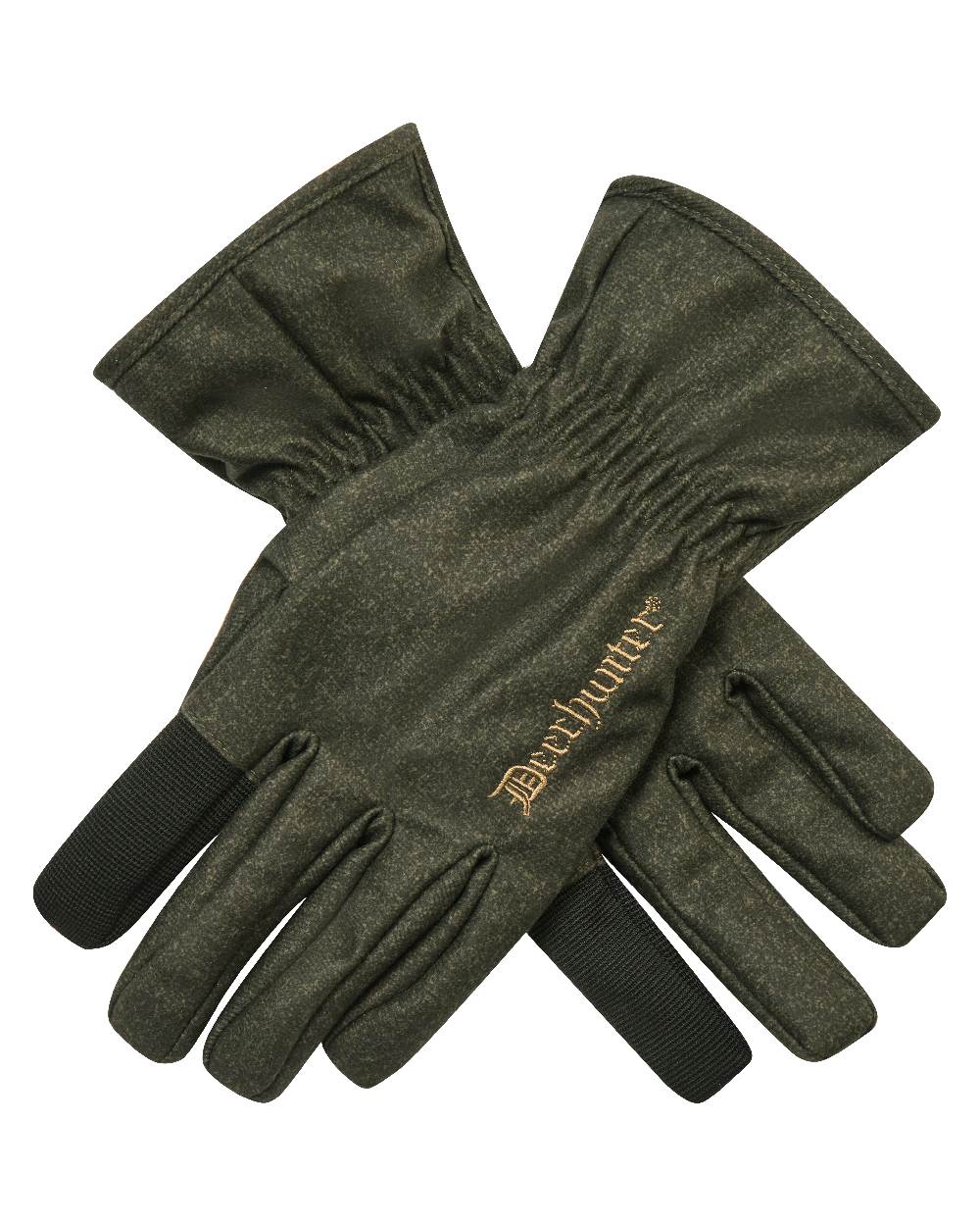 Elmwood coloured Deerhunter Lady Raven Gloves on white background 