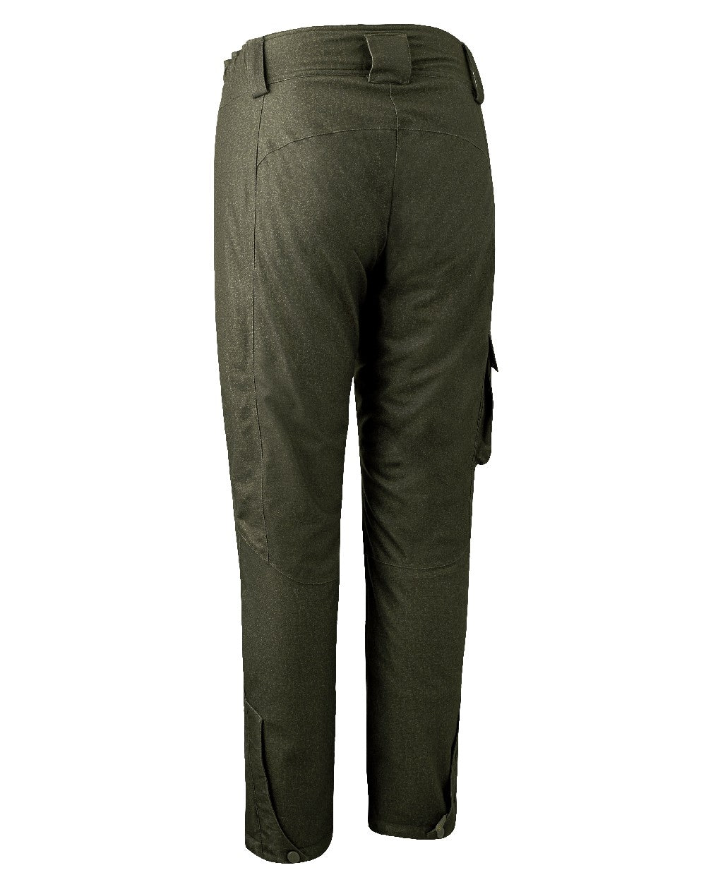 Elmwood coloured Deerhunter Lady Raven Winter Trousers on white background 