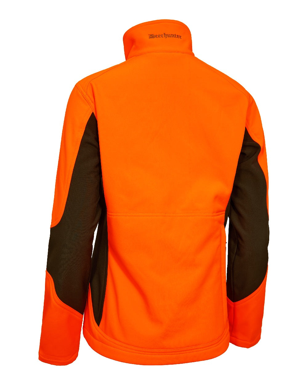 Safety Orange Coloured Deerhunter Lady Rogaland Softshell Jacket On White Background 