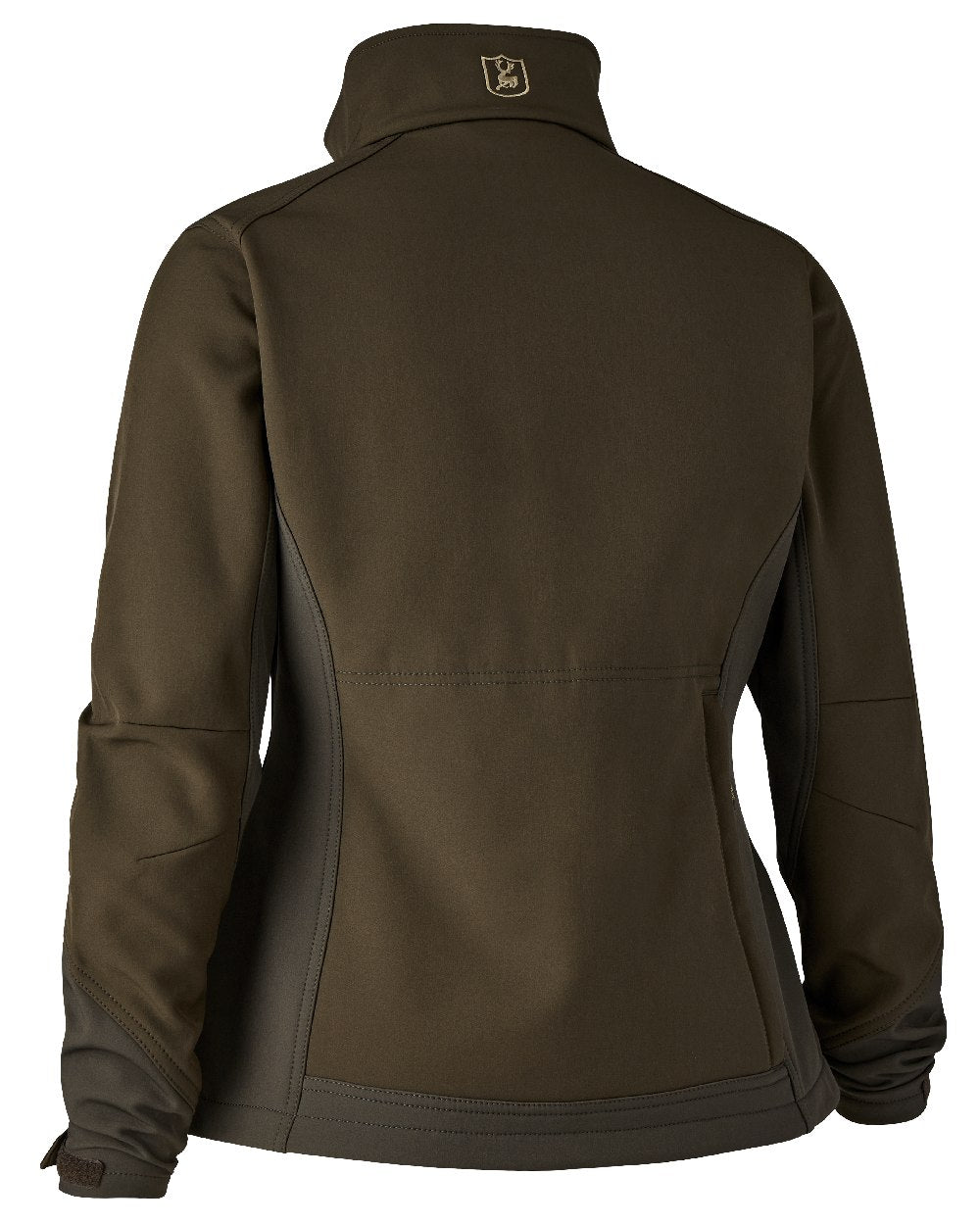 Fallen Leaf coloured Deerhunter Lady Roja Softshell Jacket on white background 
