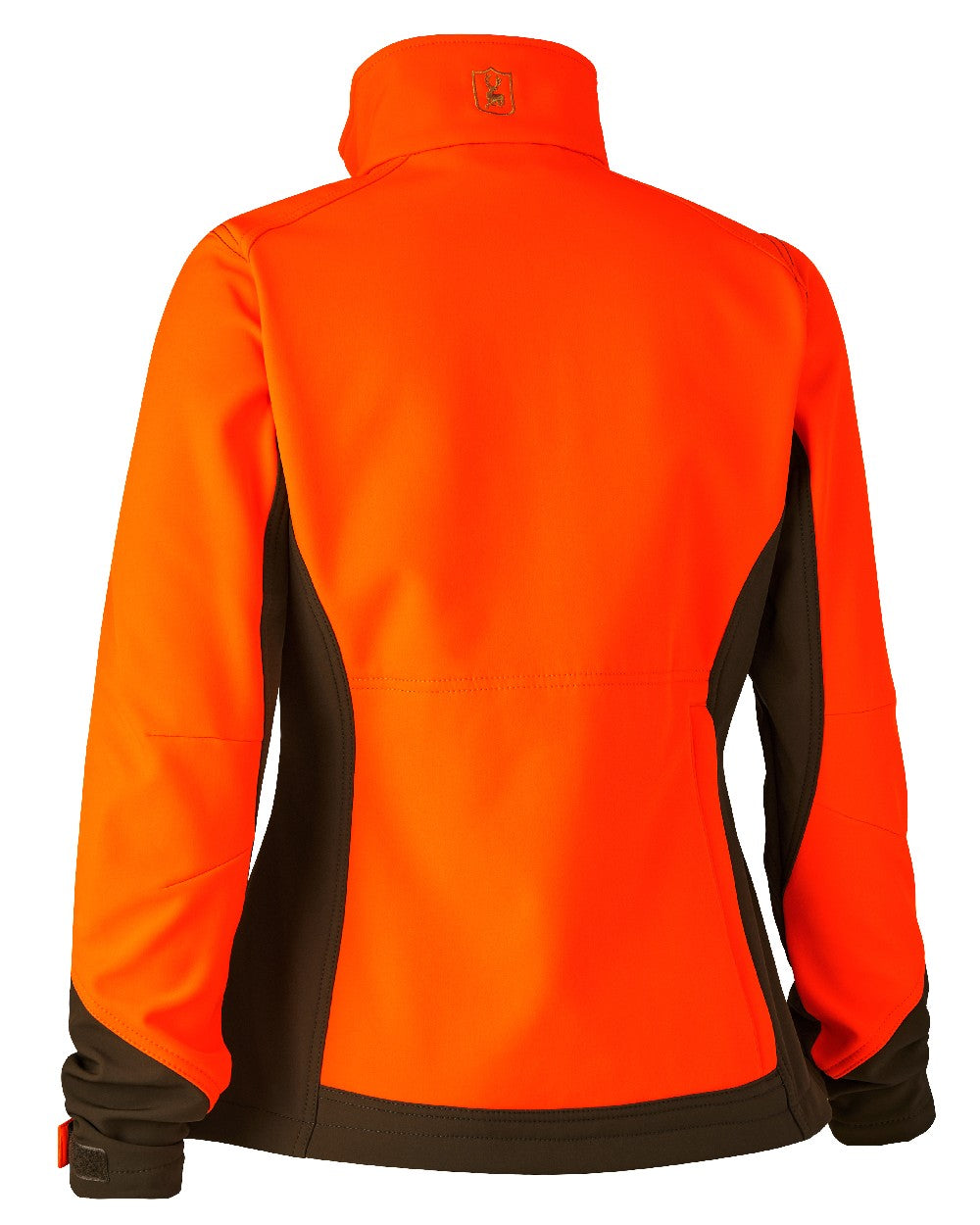 Orange coloured Deerhunter Lady Roja Softshell Jacket on white background 