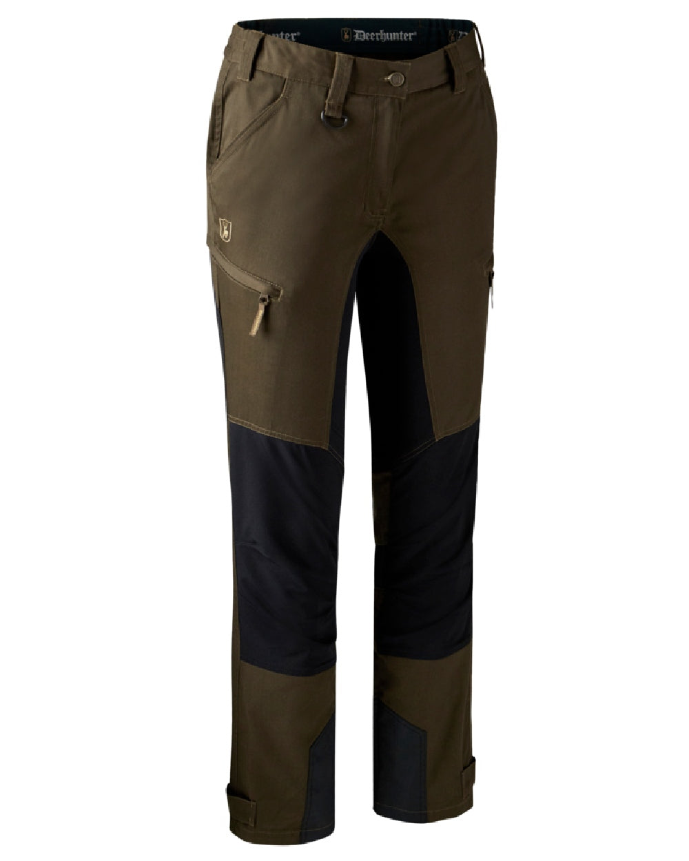 Fallen Leaf coloured Deerhunter Lady Roja Trousers on white background 