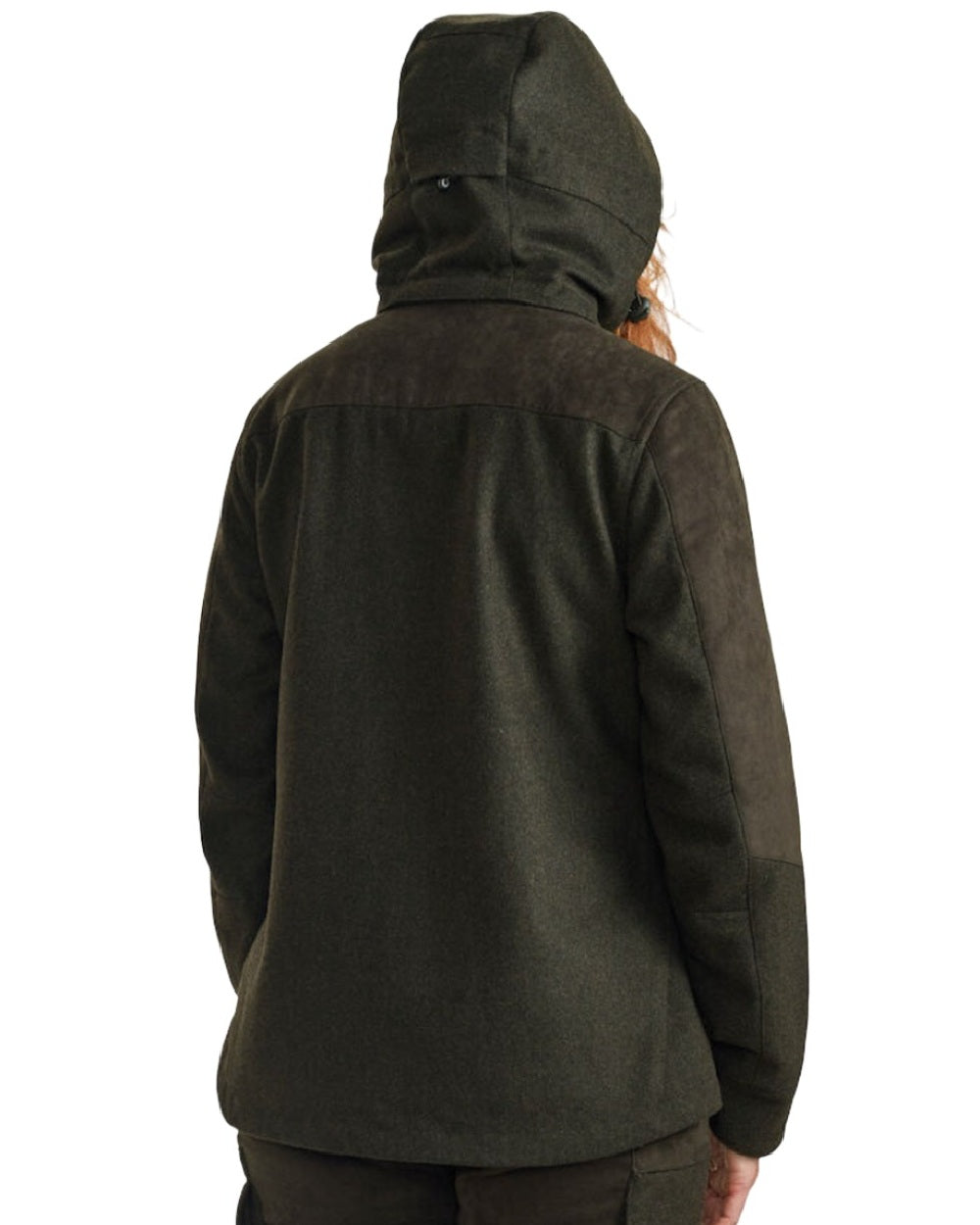 Loden Wood coloured Deerhunter Lady Tatra Active Jacket on white background 