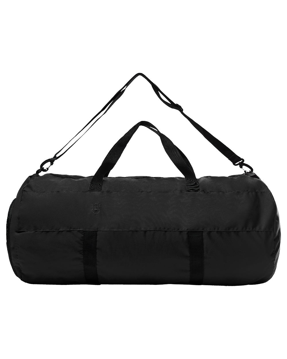 Black Ink coloured Deerhunter Large Duffel Bag on white background 