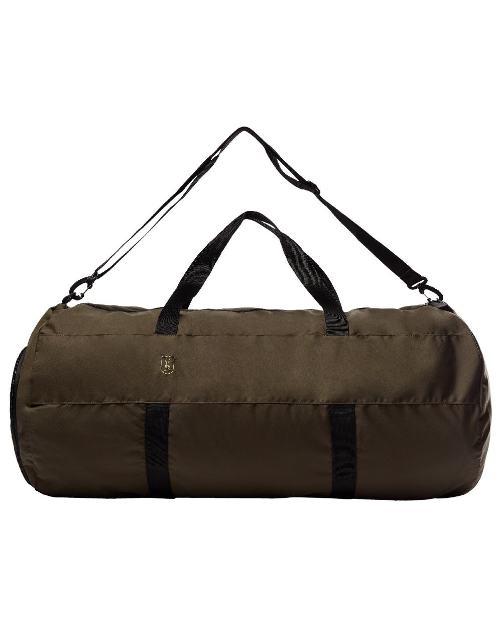 Fallen Leaf coloured Deerhunter Large Duffel Bag on white background 