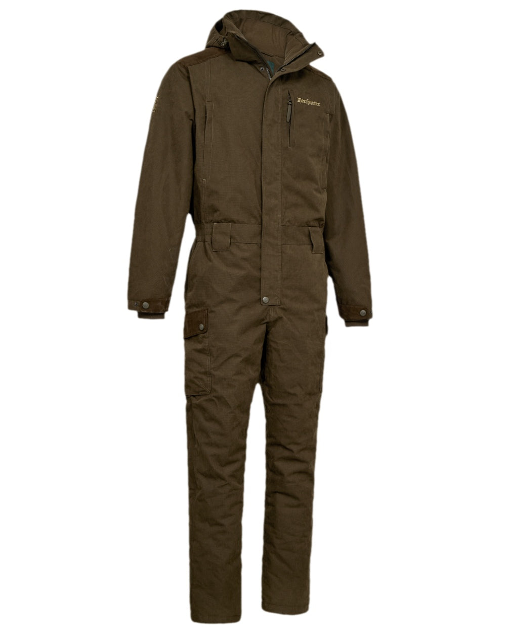 Tarmac Green Coloured Deerhunter Eagle Winter Boilersuit on white background 