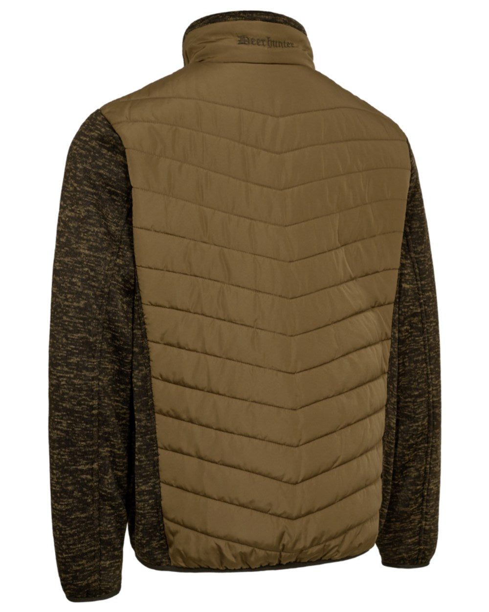 Butternut coloured Deerhunter Mens Moor Padded Jacket on white background 