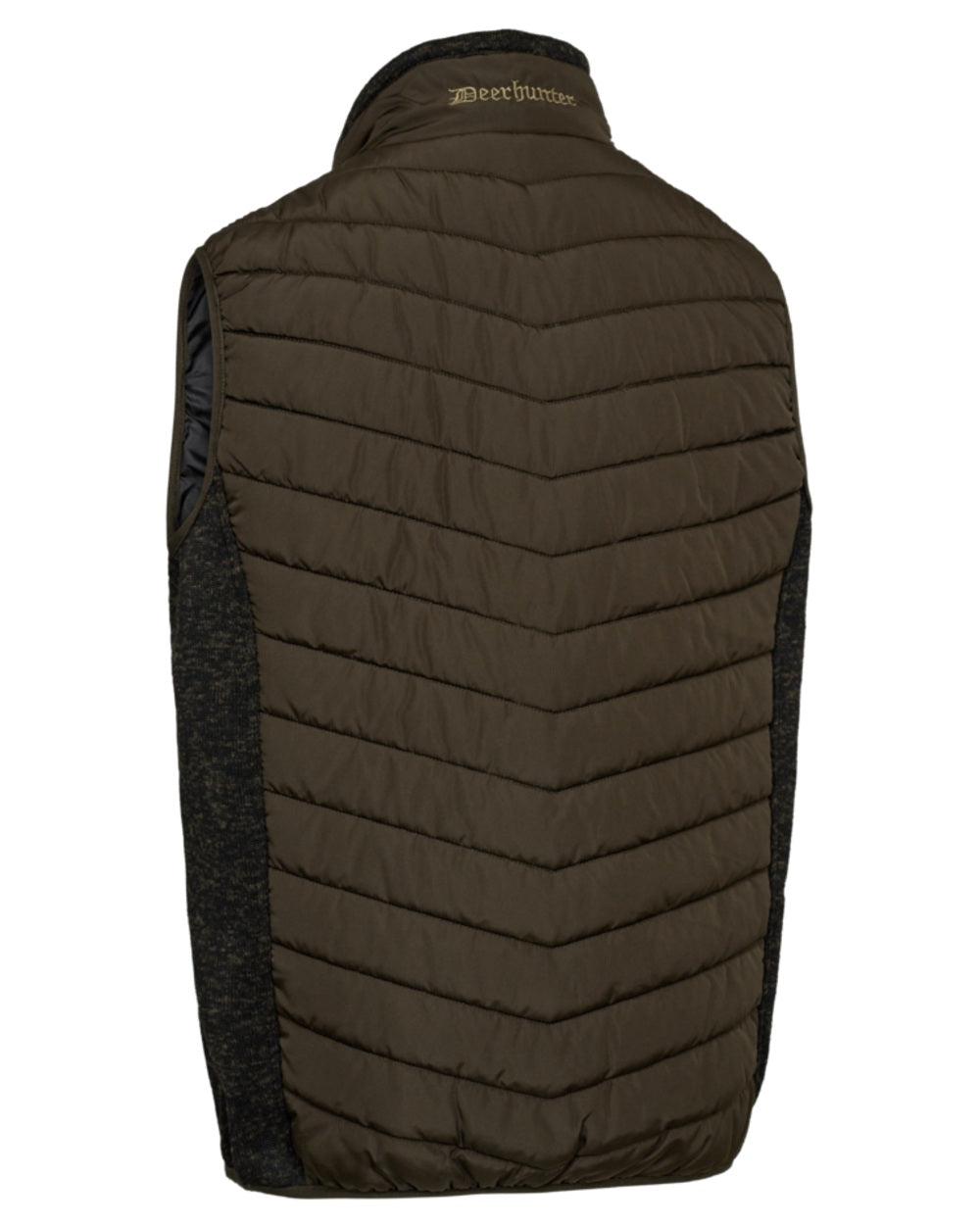 Fallen Leaf coloured Deerhunter Mens Moor Padded Waistcoat on white background 