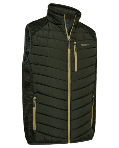 Forest Ember coloured Deerhunter Mens Moor Padded Waistcoat on white background 
