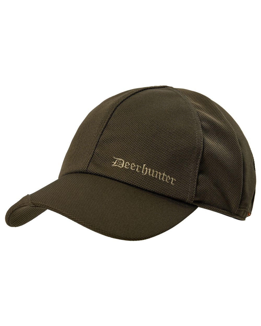 Art Green coloured Deerhunter Mens Muflon Pro Cap With Safety on white background 