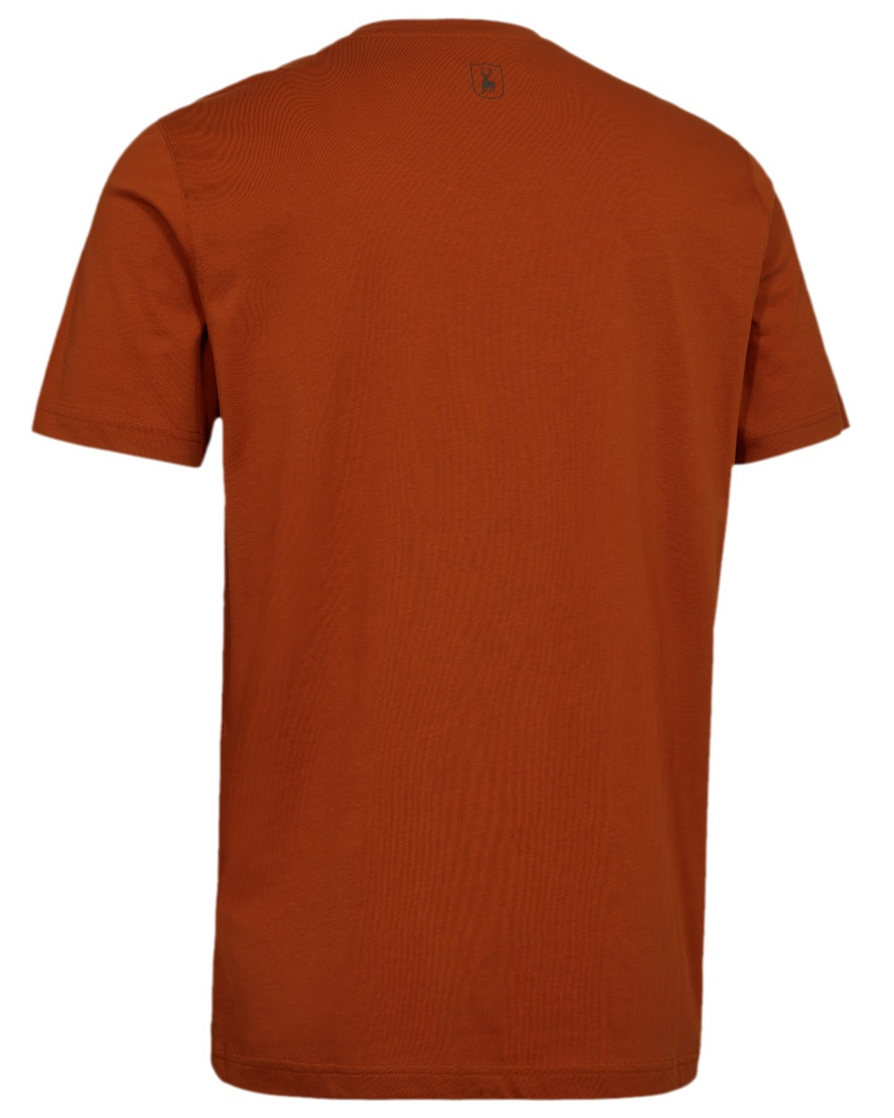 Oak Rust Coloured Deerhunter Mens Weston T-Shirt on white background 