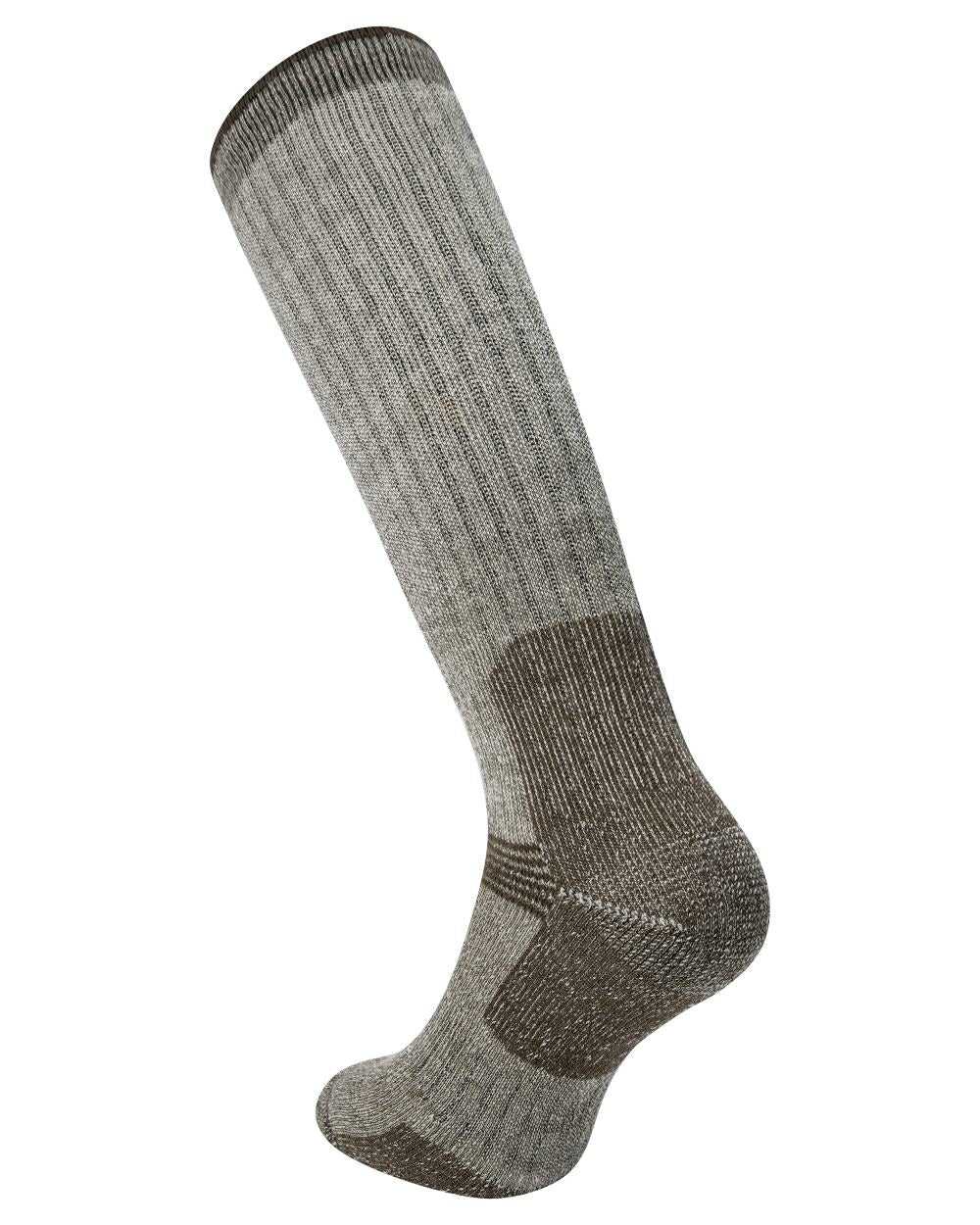 Art Green coloured Deerhunter Merino Wool Socks on white background 