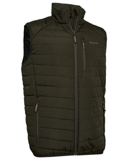 Timber Coloured Deerhunter Moor Fully Padded Waistcoat on white background 